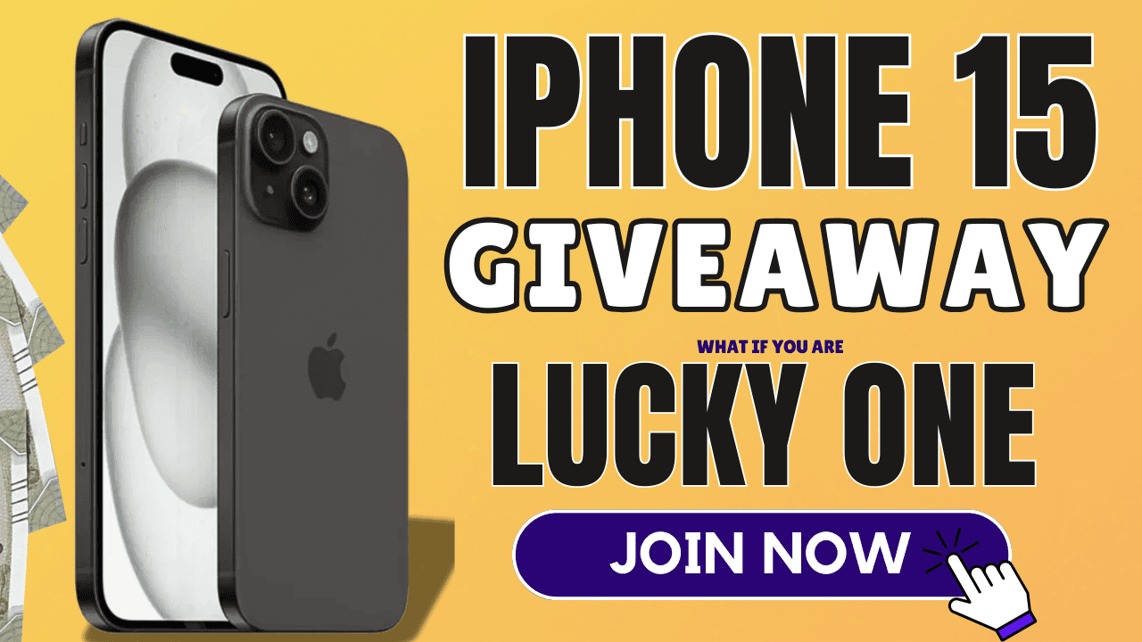 iPhone 15 Giveaway: Black, Bold & Yours to Win!